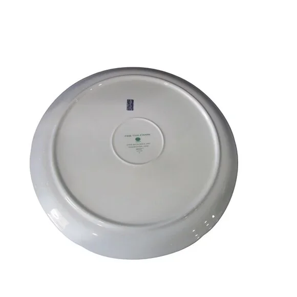 Chip and Dip Tray Happy Holidays Christmas Vintage Tree Pattern Nikko Japan - Picture 13 of 13